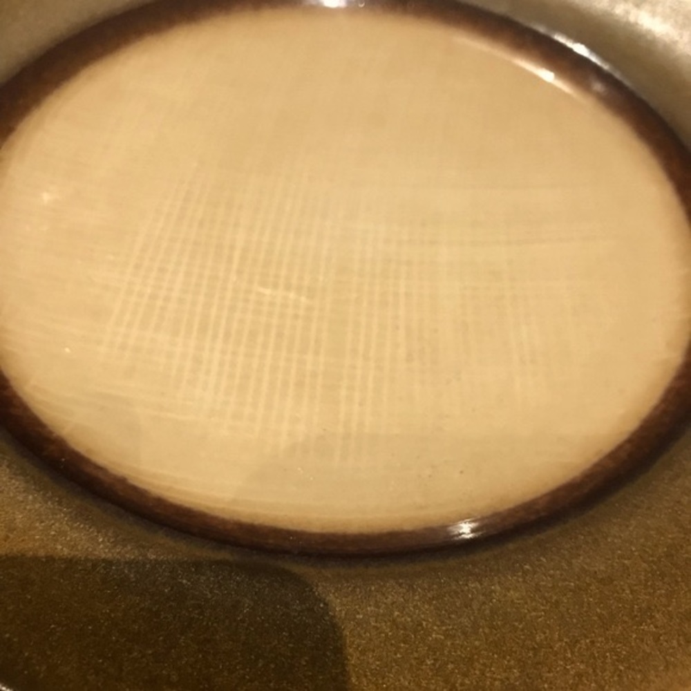 Sears Large Rimmed Bowl & Matching Plate Rustic Farmhouse Kitchen - Picture 8 of 16